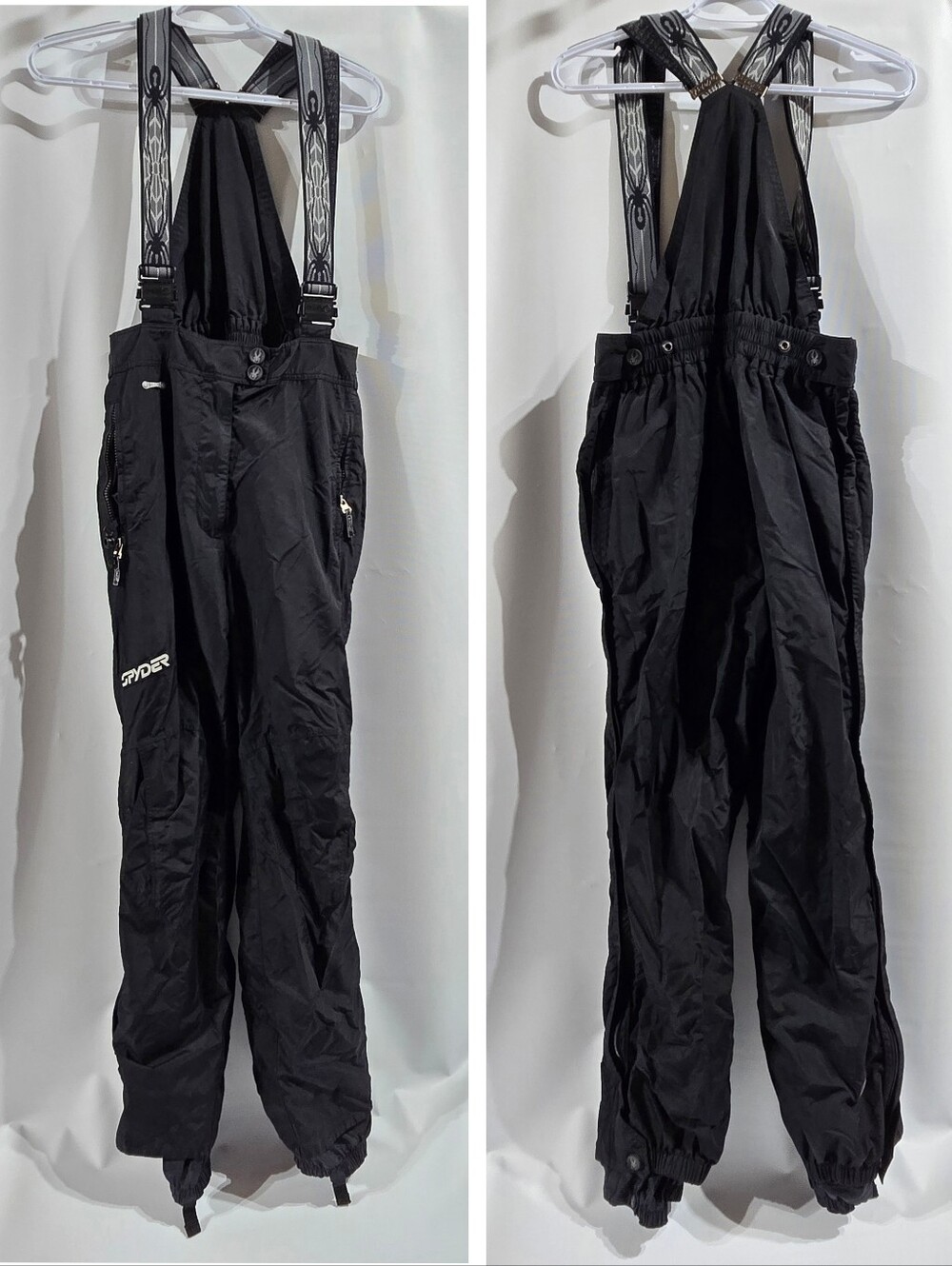 Spyder THINSULATE SKI Snow Mens PANTS XS Bib Suspenders Like NEW!